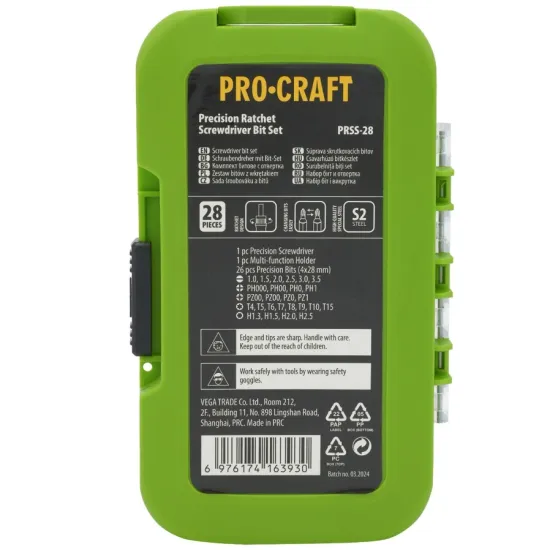 Set de biti PRSS-28 Procraft