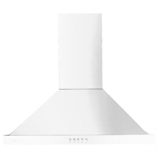 Produs resigilat Hota incorporabila decorativa Hausberg HB-1260AB, Putere de absorbtie 400 m3/h, 1 motor, 60 cm, Alb