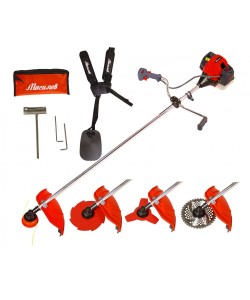 Motocoasa benzina Mogilev KM 5500, 5.5 kW, Motor de 56cc, Ham si accesorii incluse 