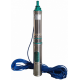 Pompa submersibila de mare adancime ALFA ITALY 100mm 1500W 8 m³/h 7 turbine 30m cablu(surub inox)