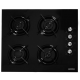 Pachet Incorporabil Cuptor electric Hausberg HB-8054, Clasa A, 71L, 2225W, Negru, Plita Incorporabila HB-563NG, 4 arzatoare, Gaz, Sticla, Negru, Hota Incorporabila decorativa HB-1385, Putere de absorbtie 650 mc/h, 60 cm, Touch control