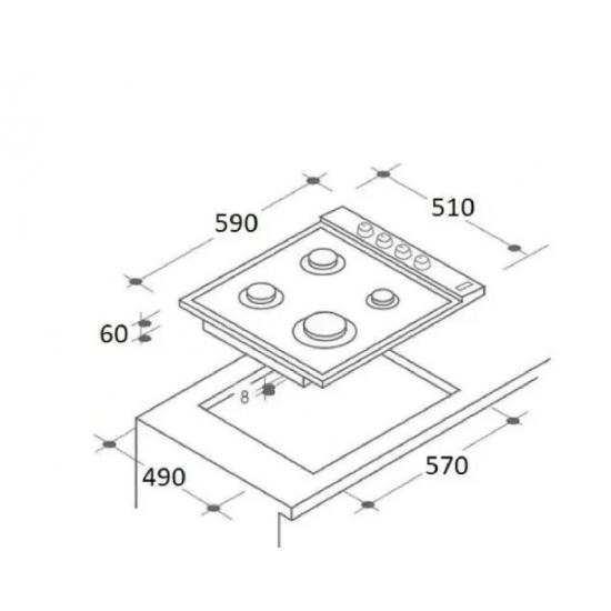 Pachet Cuptor Incorporabil Hausberg HB-8051IN, Electric, 76 l, 4 Functii, Clasa A + Plita Incorporabila Hausberg HB-555, 4 arzatoare, Gaz, Inox + Hota incorporabila decorativa Hausberg HB-1380, 450 m3/h, 1 motor, Touch control, LED, Filtru aluminiu