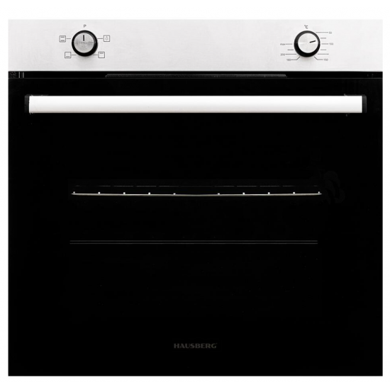 Pachet Cuptor Incorporabil Hausberg HB-8051IN, Electric, 76 l, 4 Functii, Clasa A + Plita Incorporabila Hausberg HB-555, 4 arzatoare, Gaz, Inox + Hota incorporabila decorativa Hausberg HB-1380, 450 m3/h, 1 motor, Touch control, LED, Filtru aluminiu