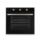 Pachet incorporabil Cuptor Hausberg HB-8053NG, Electric, Putere 2225 W, 71 l, 6 Functii, Ventilatie, Timer, Clasa A, Plita incorporabila Hausberg HB1530, Electrica, Inductie, 3 zone de gatit, PowerBoost, 60 cm, Negru