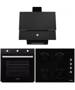 Pachet incorporabil Hausberg Cuptor HB-8053NG, Electric, Putere 2225 W, 71 l, 6 Functii, Ventilatie, Timer, Plita HB-563NG, 4 arzatoare gaz, Hota decorative HB-2285NG, 163W, Filtru aluminiu, 650 m3/h, 60cm, Negru Pachet incorporabil Hausberg Cuptor HB-8053NG, Electric, Putere 2225 W, 71 l, 6 Functii, Ventilatie, Timer, Plita HB-563NG, 4 arzatoare gaz, Hota decorative HB-2285NG, 163W, Filtru aluminiu, 650 m3/h, 60cm, Negru