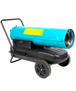 Tun de caldura pe motorina Detoolz, 30kW, 35L, cu roti de transport