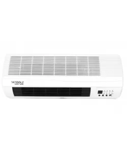 Aeroterma de perete Detoolz, 2KW, 2 trepte de putere, cu afisaj LED si termostat Aeroterma de perete Detoolz, 2KW, 2 trepte de putere, cu afisaj LED si termostat