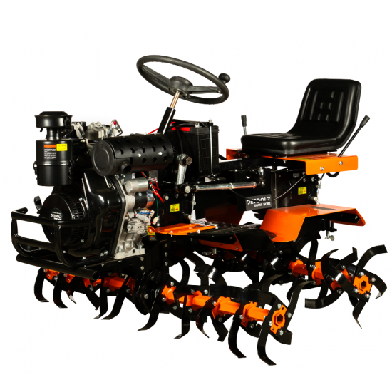 Mini tractor Detoolz, motorina, 17CP, 530CC, 4T