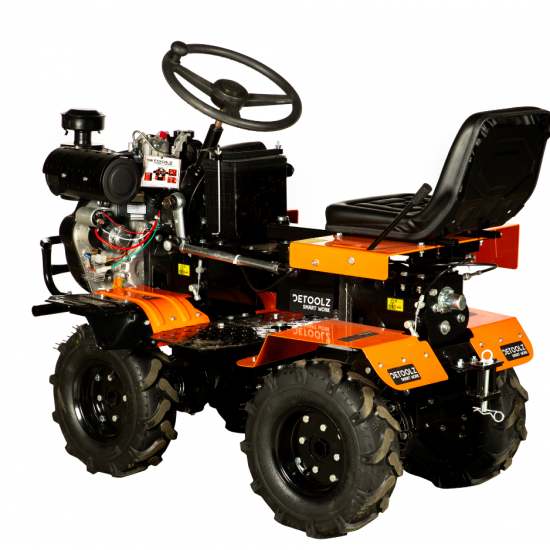 Mini tractor Detoolz, motorina, 17CP, 530CC, 4T