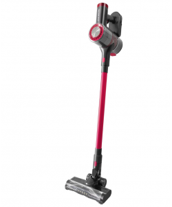 Aspirator vertical 2in1 HAUSBERG HB-2033GR, 900W, 0.7L, 2 viteze, Rosu-Gri