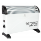 Convector electric Detoolz, 2KW, 3 trepte de putere, cu termostat reglabil