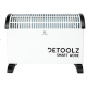Convector electric Detoolz, 2KW, 3 trepte de putere, cu termostat reglabil