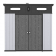 Casuta de gradina SIRIUS PENT 8x7