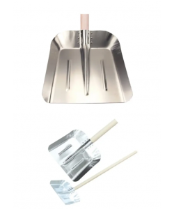 Lopata pentru zapada din aluminiu cu maner din lemn (350 x 330mm)