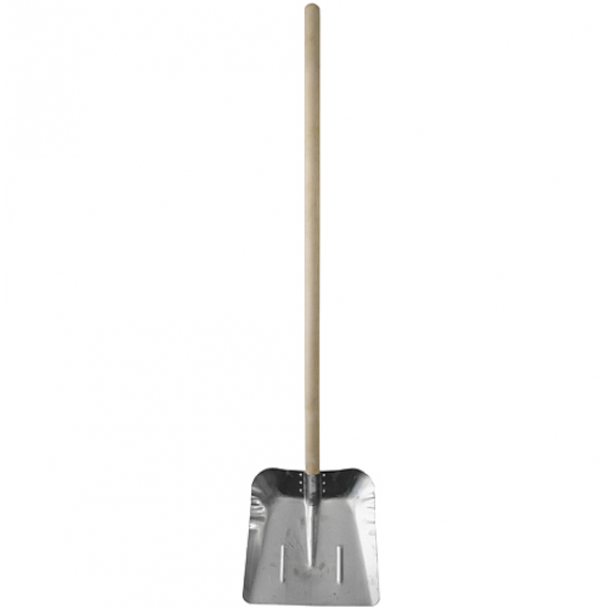 Lopata pentru zapada din aluminiu cu maner din lemn (350 x 330mm)