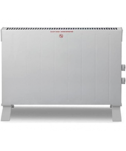 Convector electric Kumtel Luxell C2947, 2500W, Termostat reglabil, sistem de siguranta, silentios, Alb