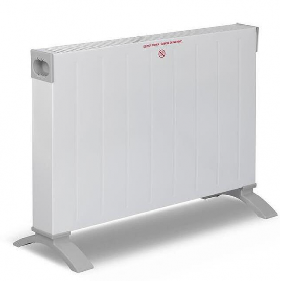 Convector electric Kumtel Luxell C2947, 2500W, Termostat reglabil, sistem de siguranta, silentios, Alb