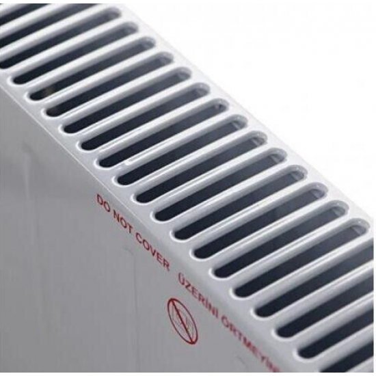 Convector electric Kumtel Luxell C2947, 2500W, Termostat reglabil, sistem de siguranta, silentios, Alb