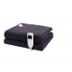 Patura ZLN-4113, Bleumarin cu incalzire electrica Soft Polar Fleece, Negru 150X80 cm, 60 W, Temporizator 1-10 ore, ZILAN