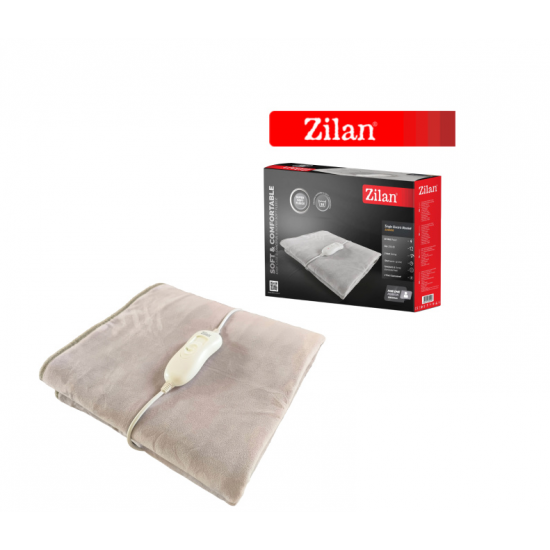Patura electrica , putere 60W, dimensiuni 150 x 80 cm, 3 trepte de incalzire,Zilan ZLN8498