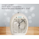 Aeroterma , 2000 W, 3 trepte de temperatura , sistem de oprire de siguranta, Culoare MIX, KUMTEL A6331