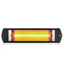 Radiator electric cu infrarosu, Termostat, Corp metalic, Protectie 20 IP, Negru KUMTEL EX25, 2500W Radiator electric cu infrarosu, Termostat, Corp metalic, Protectie 20 IP, Negru KUMTEL EX25, 2500W