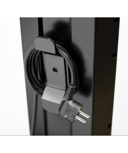 Radiator electric Turn cu Telecomanda KUMTEL MH1200, 1200W, Termostat reglabil, Siguranta la rasturnare, Lampa 3 pozitii, Maner transport, Utilizare vertical, Negru