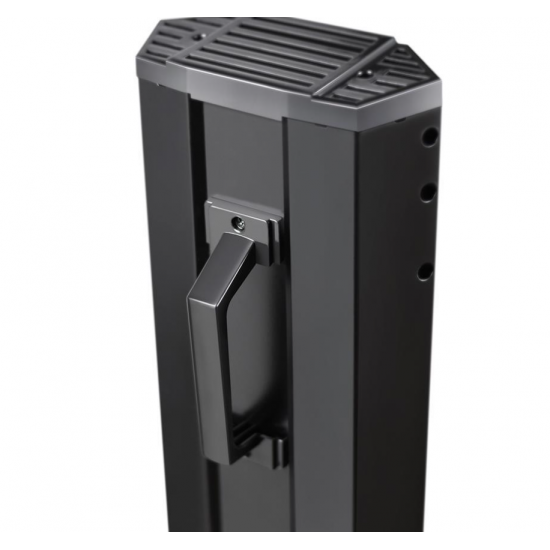 Radiator electric Turn cu Telecomanda KUMTEL MH1200, 1200W, Termostat reglabil, Siguranta la rasturnare, Lampa 3 pozitii, Maner transport, Utilizare vertical, Negru