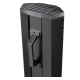 Radiator electric Turn cu Telecomanda KUMTEL MH1200, 1200W, Termostat reglabil, Siguranta la rasturnare, Lampa 3 pozitii, Maner transport, Utilizare vertical, Negru
