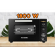 Cuptor electric digital cu rotisor si ventilator HAUSBERG HB-9260, 1800W, Turbo, Capacitate 48L, Control temperatura 230 grade Celsius, Lumina interior, Negru