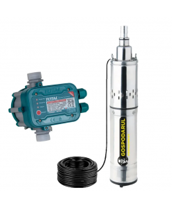 Pompa submersibila  1500W, 2400 l/h, cablu 10m + Presostat  Gospodarul Profesionist