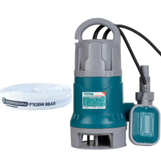 Pompa submersibila  apa murdara - 750W + furtun 20m  TOTAL