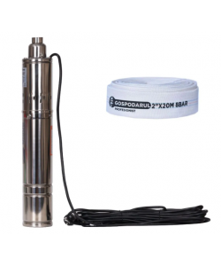 Pompa submersibila apa curata 4QGD1.2-100-0.75 Pro - 750W, 2550 l/h + furtun 20m BLADE 