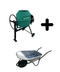 PACHET BETONIERA GOSPODARUL 180L, 800W + ROABA GP 110L PACHET BETONIERA GOSPODARUL 180L, 800W + ROABA GP 110L