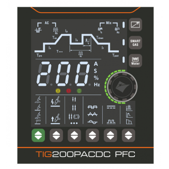 Aparat de sudura TIG AC/DC INDUSTRIAL Jasic  EVO20 TIG 200P AC/DC PFC (E2S22)