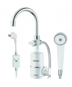 Robinet electrica cada pentru incalzit apa (instant apa calda) Freddo SN-0050, cu para de dus si furtun, 3000 W, 220-240 V, 60°C temperatura maxima, 0.5 Mpa presiune apa Robinet electrica cada pentru incalzit apa (instant apa calda) Freddo SN-0050, cu para de dus si furtun, 3000 W, 220-240 V, 60°C temperatura maxima, 0.5 Mpa presiune apa