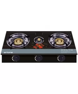 Aragaz ERTONE MN-1003 din sticla securizata, 3 Arzatoare din fonta, aprindere pe quartz, negru Aragaz ERTONE MN-1003 din sticla securizata, 3 Arzatoare din fonta, aprindere pe quartz, negru
