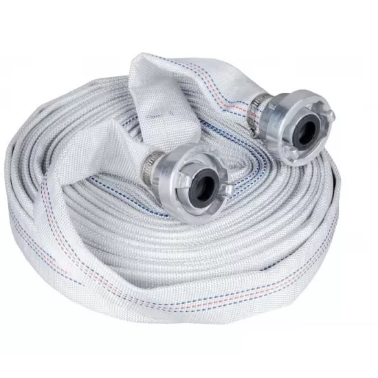 Furtun pentru refulare TATTA TT-C2015, diametru 1”, rola 20m cu mufe cuplare metalice, interior si exterior acoperit cu PVC Furtun pentru refulare TATTA TT-C2015, diametru 1”, rola 20m cu mufe cuplare metalice, interior si exterior acoperit cu PVC