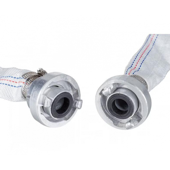 Furtun pentru refulare TATTA TT-C2015, diametru 1”, rola 20m cu mufe cuplare metalice, interior si exterior acoperit cu PVC