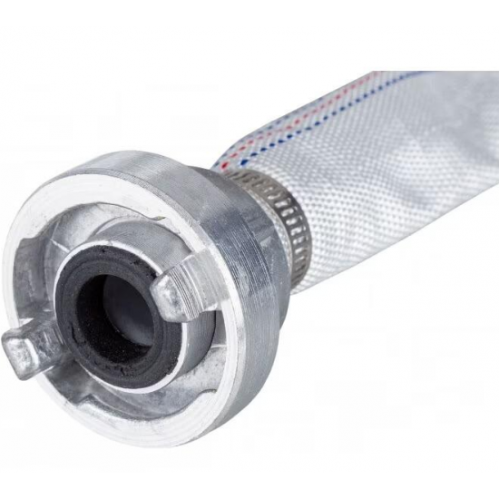 Furtun pentru refulare TATTA TT-C2015, diametru 1”, rola 20m cu mufe cuplare metalice, interior si exterior acoperit cu PVC