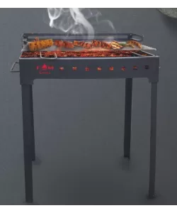 Gratar gradina din otel, FM Grill Economic, 67 x 40 cm