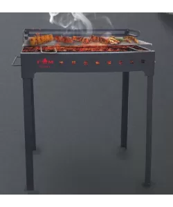 Gratar gradina din otel, FM Grill Economic, 58 x 30 cm