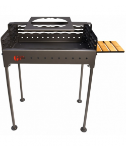 Gratar gradina din otel, FM Grill Premium model nou, 58 x 30 cm
