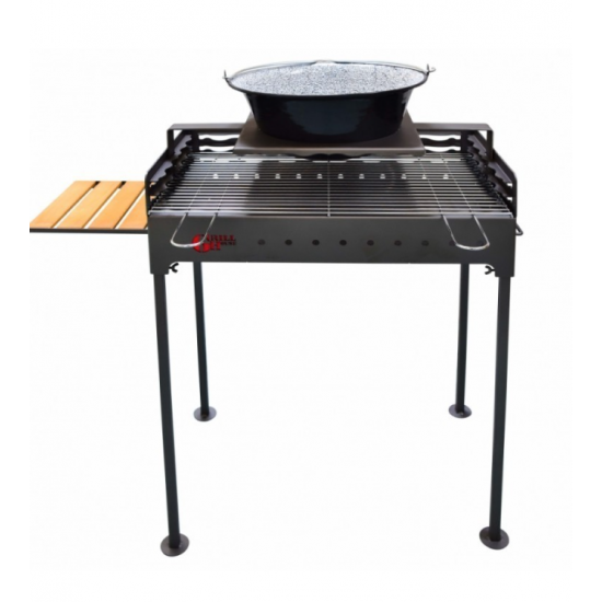 Gratar gradina din otel, FM Grill Premium model nou, 58 x 30 cm