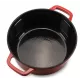 Oala din fonta emailata cu capac HAUSBERG HB-H742, capacitate 3L, diametru 22 cm, adancime 10 cm, interior antiaderent, Rosu Oala din fonta emailata cu capac HAUSBERG HB-H742, capacitate 3L, diametru 22 cm, adancime 10 cm, interior antiaderent, Rosu