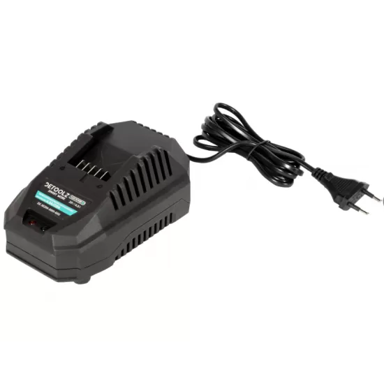 Incarcator rapid, Detoolz, pentru acumulator 20V, incarcare 4.5A/h Incarcator rapid, Detoolz, pentru acumulator 20V, incarcare 4.5A/h