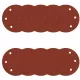 Set 10 hartie abraziva P120 6gauri 215mm Set 10 hartie abraziva P120 6gauri 215mm