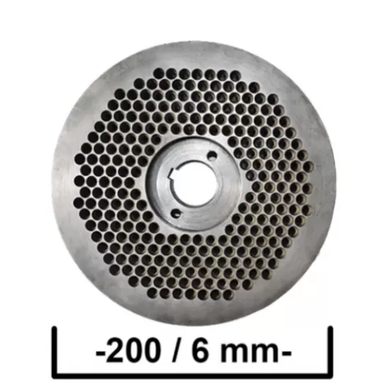 Matrita pentru granulator KL-200 cu gauri de 6 mm Matrita pentru granulator KL-200 cu gauri de 6 mm
