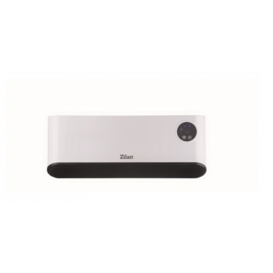 Aeroterma de perete Zilan ZLN5626 Alba, putere 2200W, ecran LED, detector de ferestre deschise