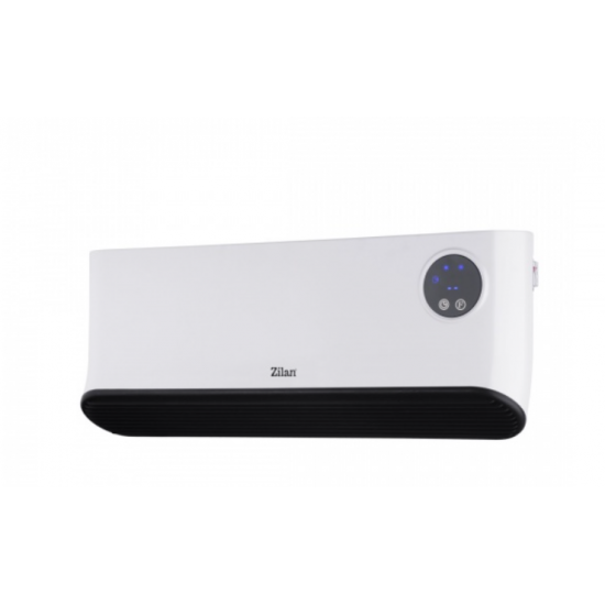 Aeroterma de perete Zilan ZLN5626 Alba, putere 2200W, ecran LED, detector de ferestre deschise